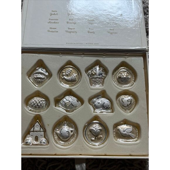 Hallmark Keepsake Ornament Set A Happy Life Together 2006 Unused Julia Forsyth - Picture 6 of 8